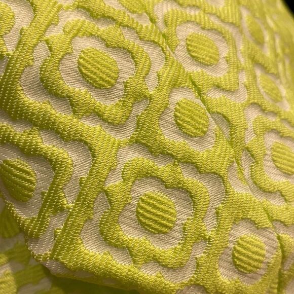 Paperwhite 8 Fluorescent Green Diamond Textured Design Skinny Cigarette Pants - Picture 10 of 10